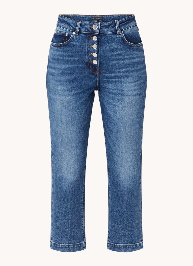 Calça jeans cropped de cintura alta e perna reta Karlie da Phase Eight