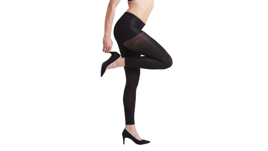 NO-MI Damen figurformende Leggings Shape Up 60DEN Black