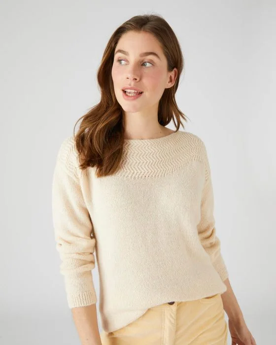 Pull chaud motif chevrons Thermolactyl
