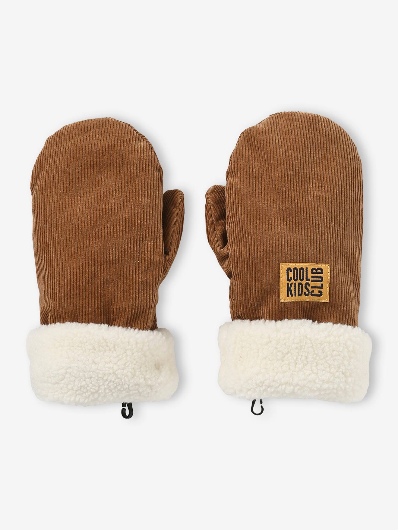 Vertbaudet Gefütterte Jungen Fäustlinge - beige