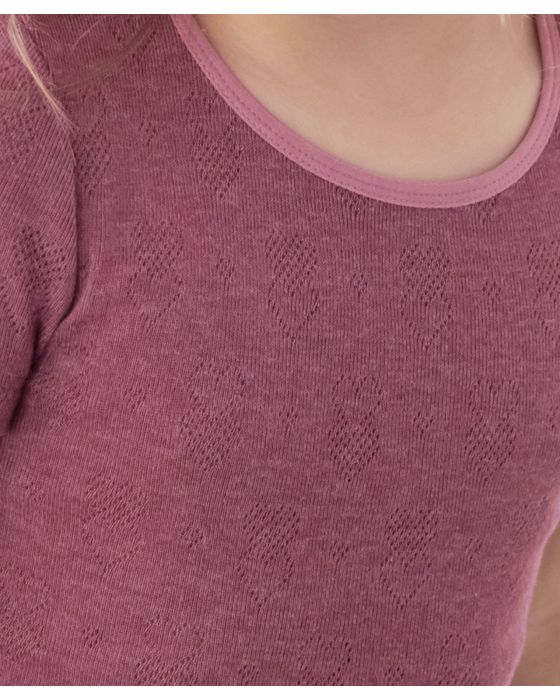 T-shirt Petits Coeurs fille Thermolactyl