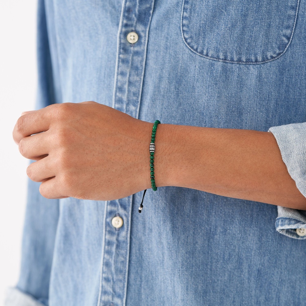 Fossil Bracelet Gemme, Acier inoxydable Bracelet