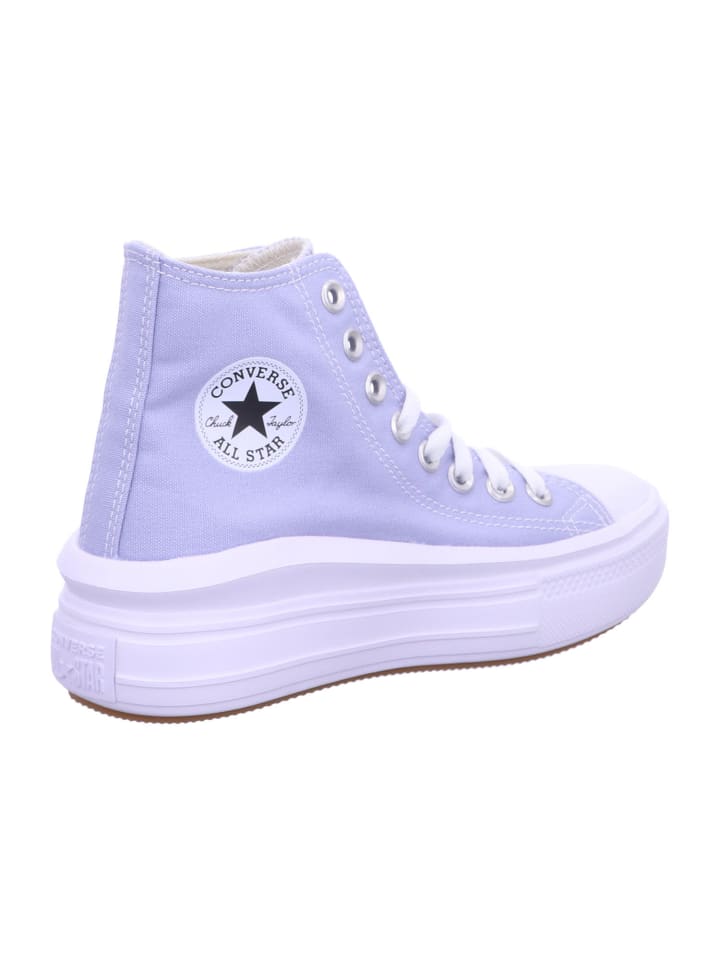 Converse Damen- Schnürschuhe ALL STAR MOVE PLATFORM in Blau günstig kaufen