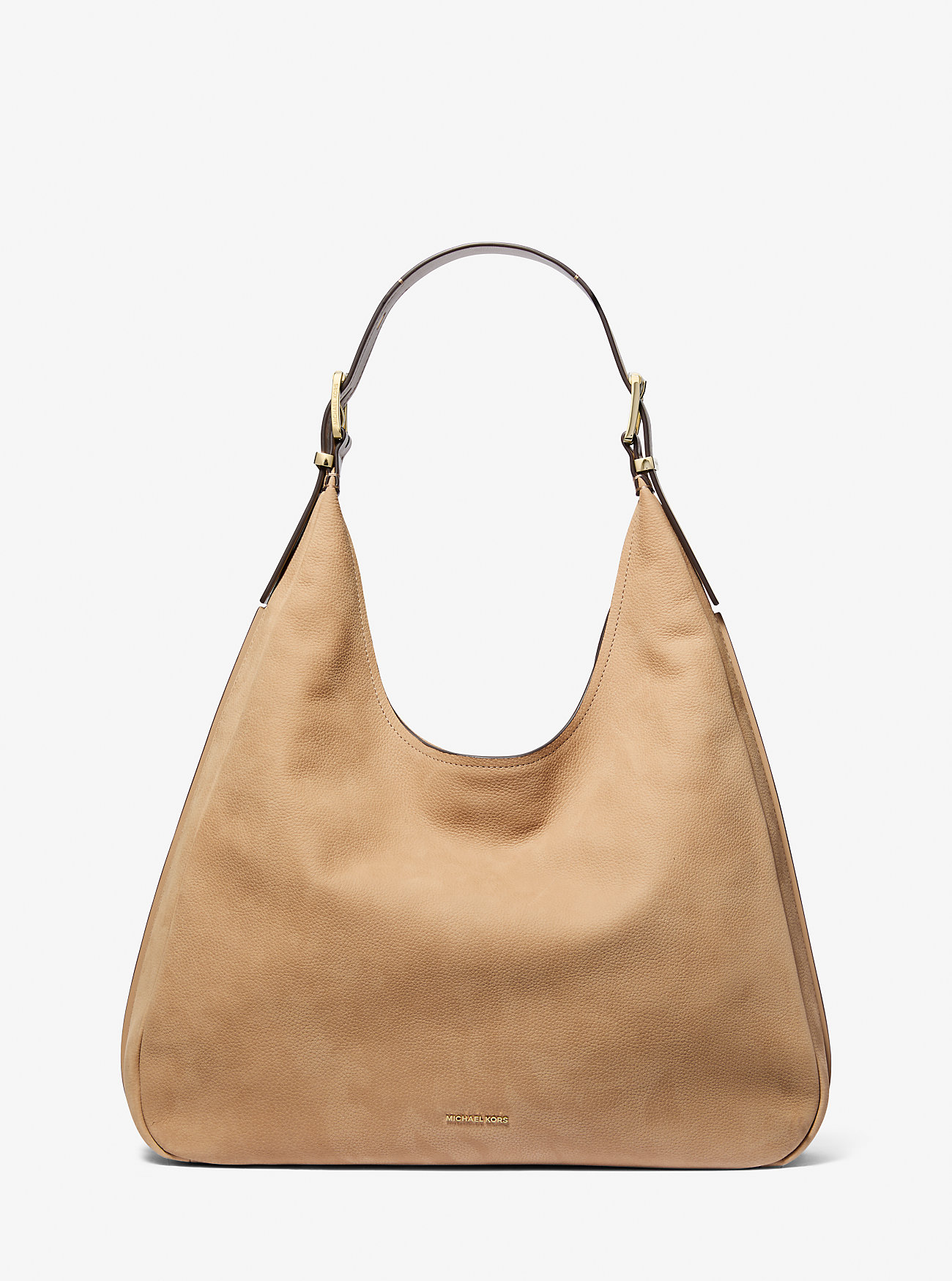 Nolita Stor Nubuck Hobo Skulderveske - CAMEL