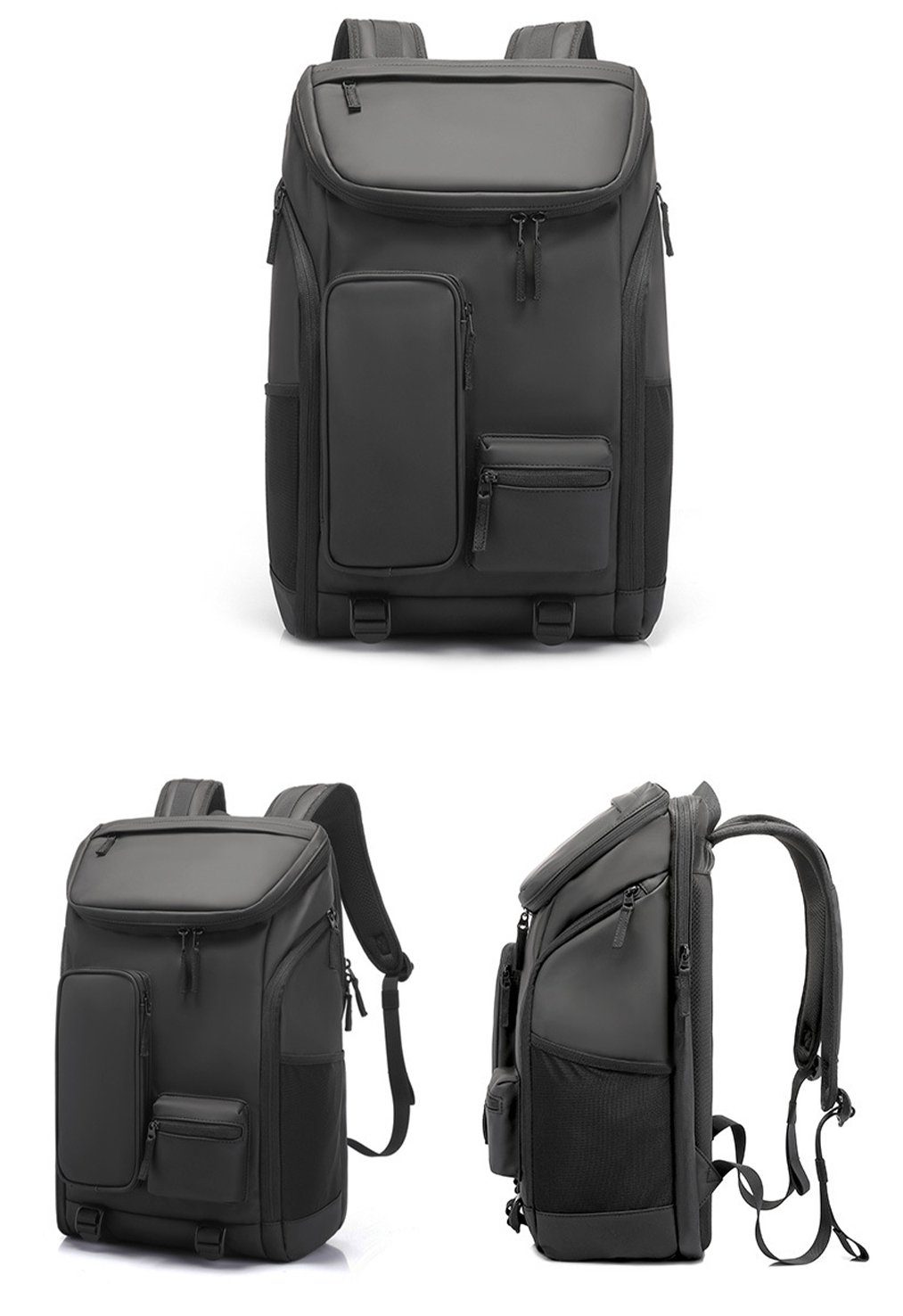 REDOM Reiserucksack Laptoprucksack Laptop Rucksack Rucksäcke Freizeitrucksack Laptoptasche (Leder Reisen Notebook Laptop Tasche Schule Uni Rucksack Handgepäck, Schulrucksack, Sportrucksack, mit Schuhfach, Backpack mit Laptopfach), für Herren Damen Ju