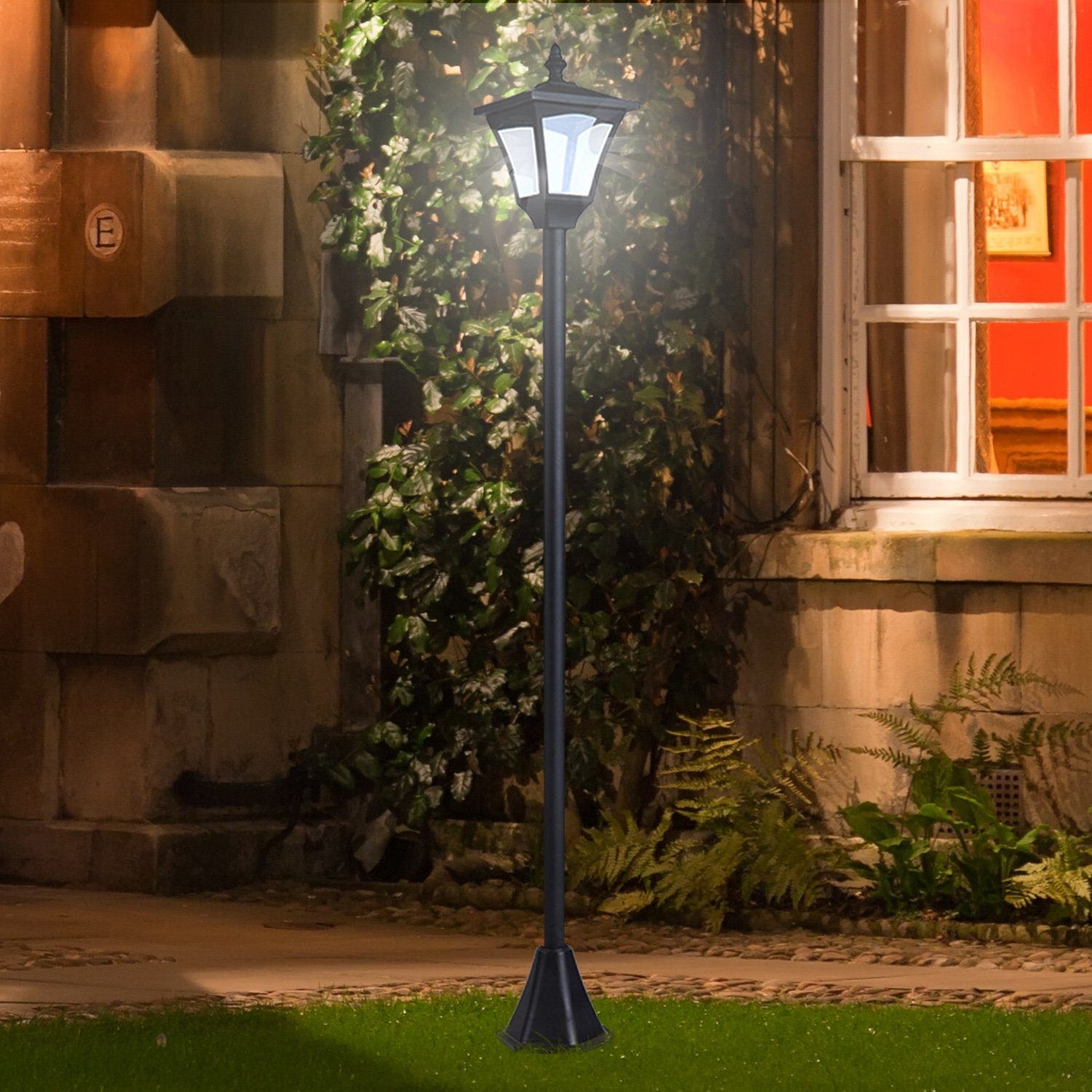 Outsunny LED Solarleuchte Solar Laterne