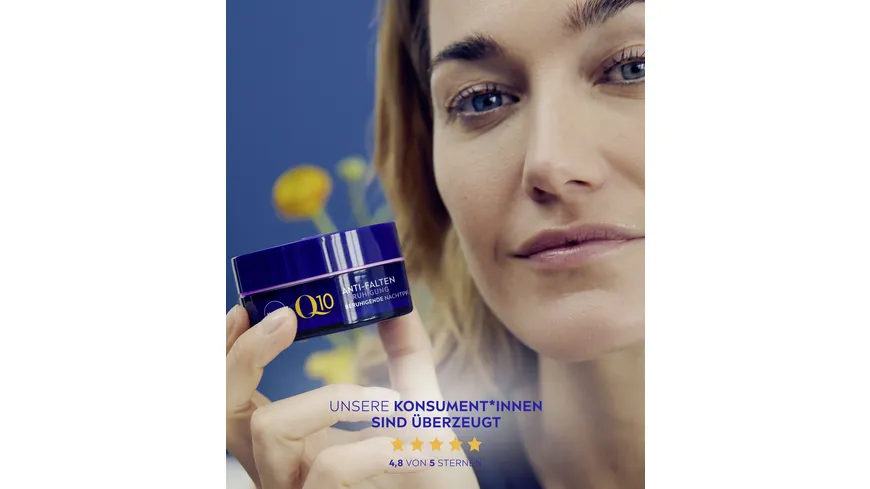 NIVEA Q10 Anti-Falten Beruhigende Nachtpflege Sensible Haut 50 ml