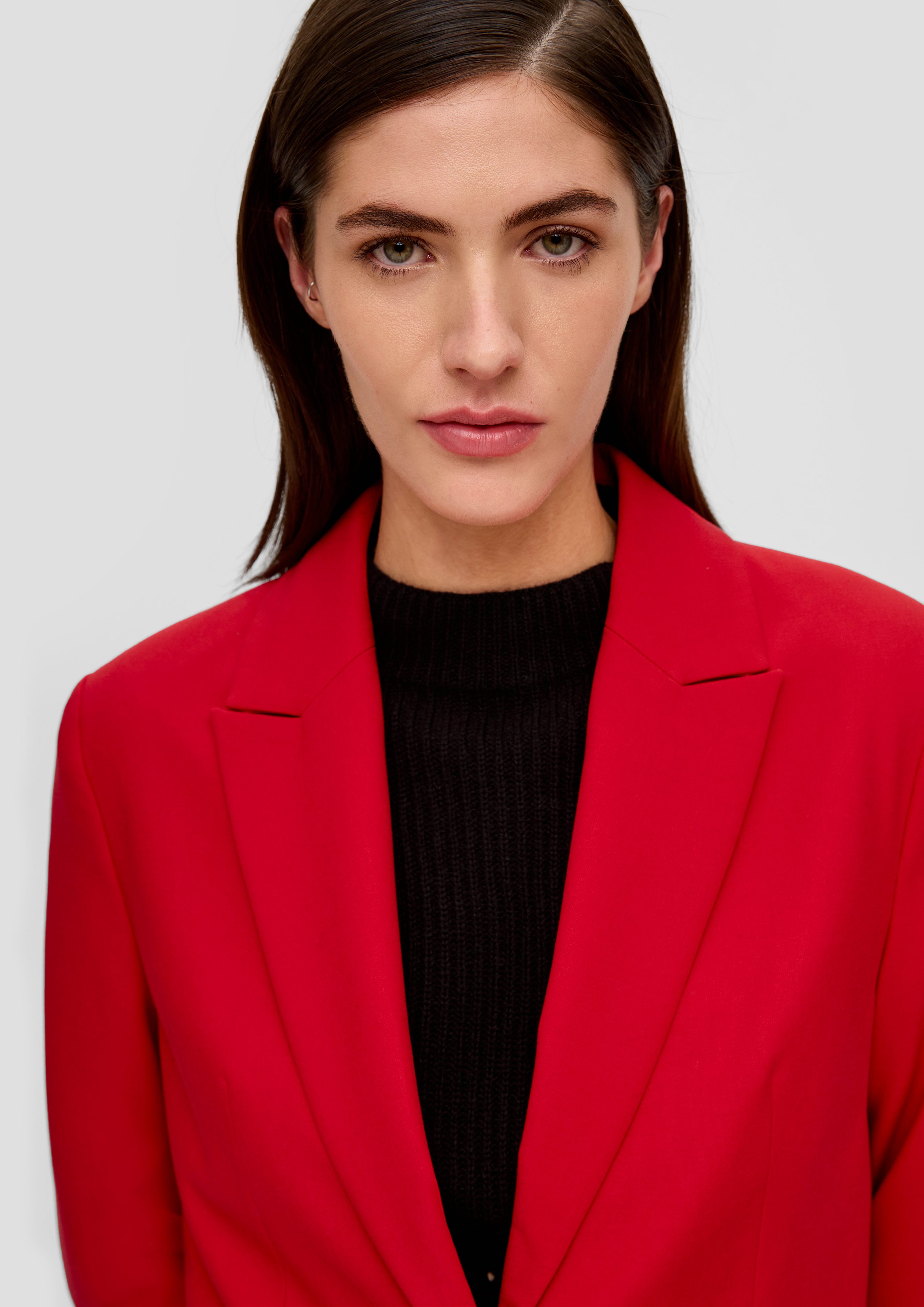 s.Oliver BLACK LABEL Jackenblazer Blazer aus Viskosestretch