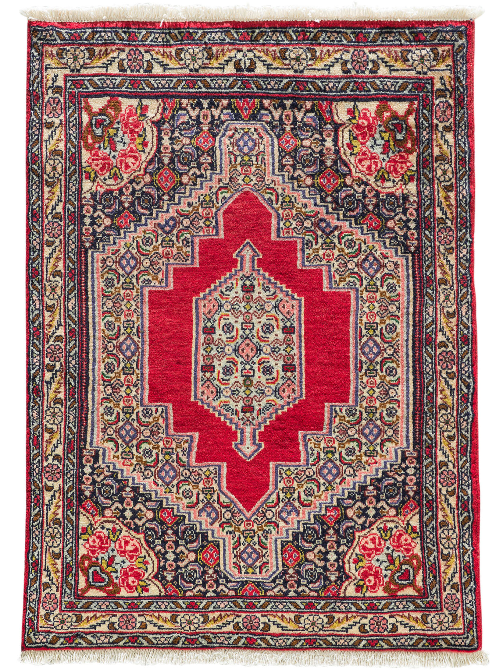 Senneh ca. 68 x 100 cm, Unikat / Einzelstück