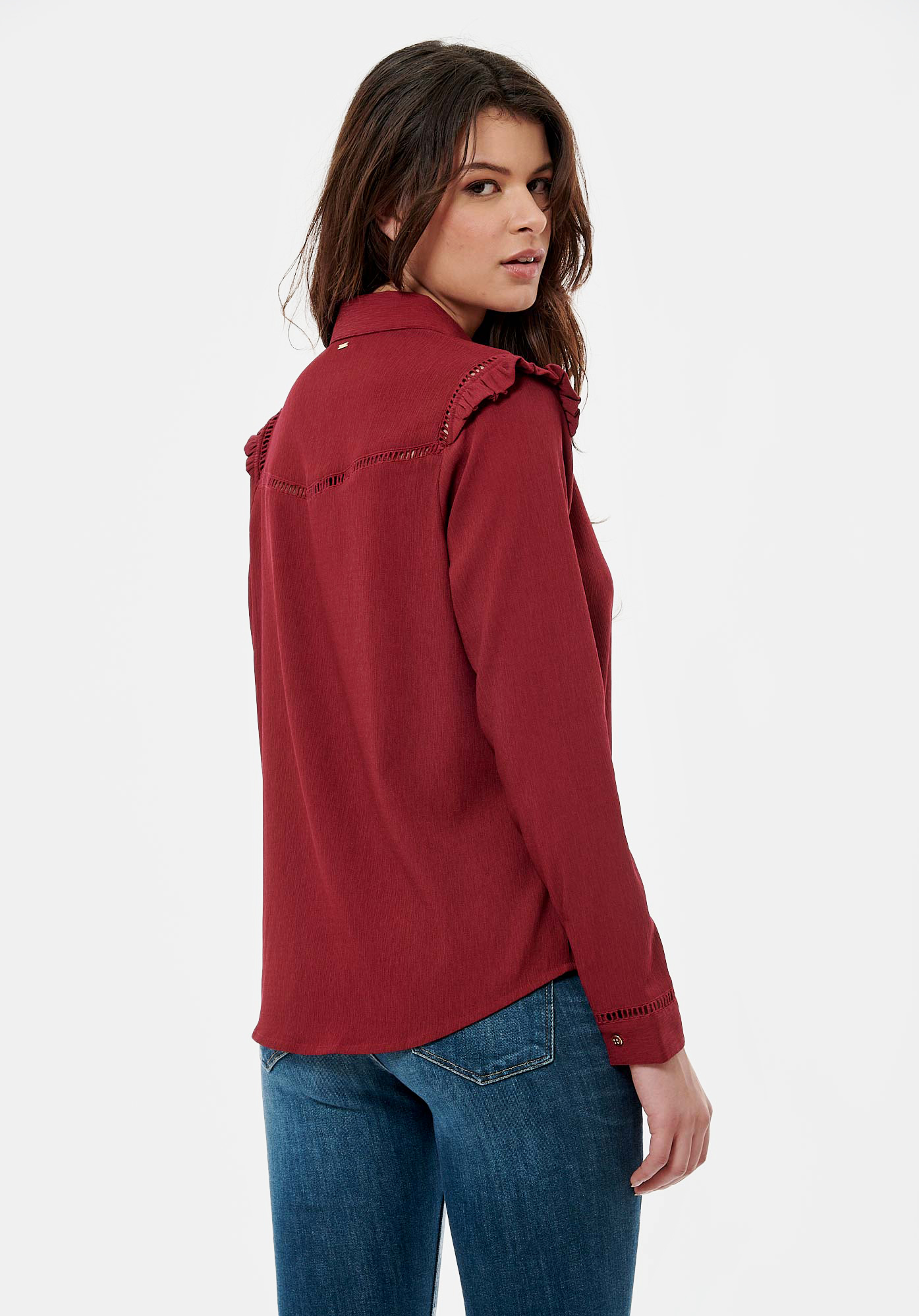 BRIAN  Chemise fuchsia femme