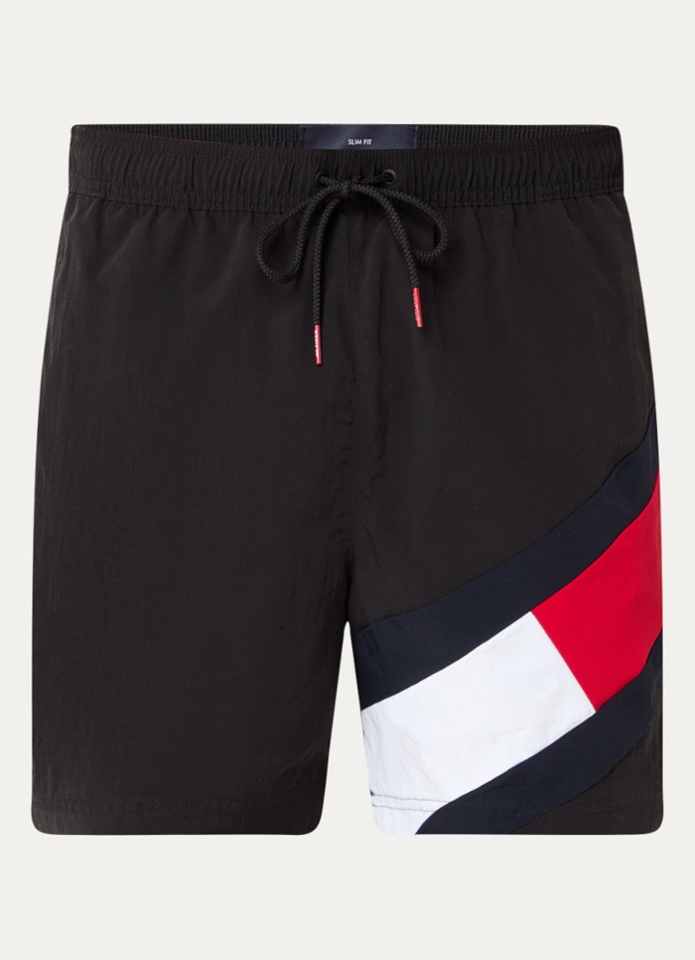 Tommy Hilfiger swim shorts with logo print and side pockets