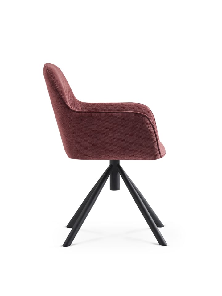 B&D Home Drehstuhl LATONA in Merlot - (B)58 x (H)85 x (T)60 cm günstig kaufen onesize