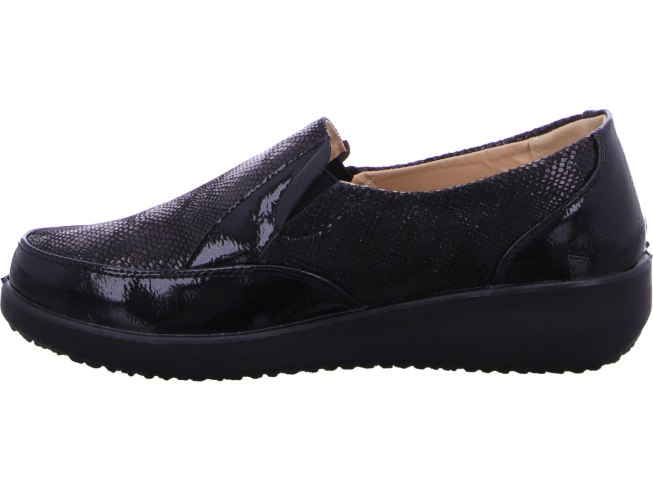 DIVERSE Sportliche Slipper schwarz