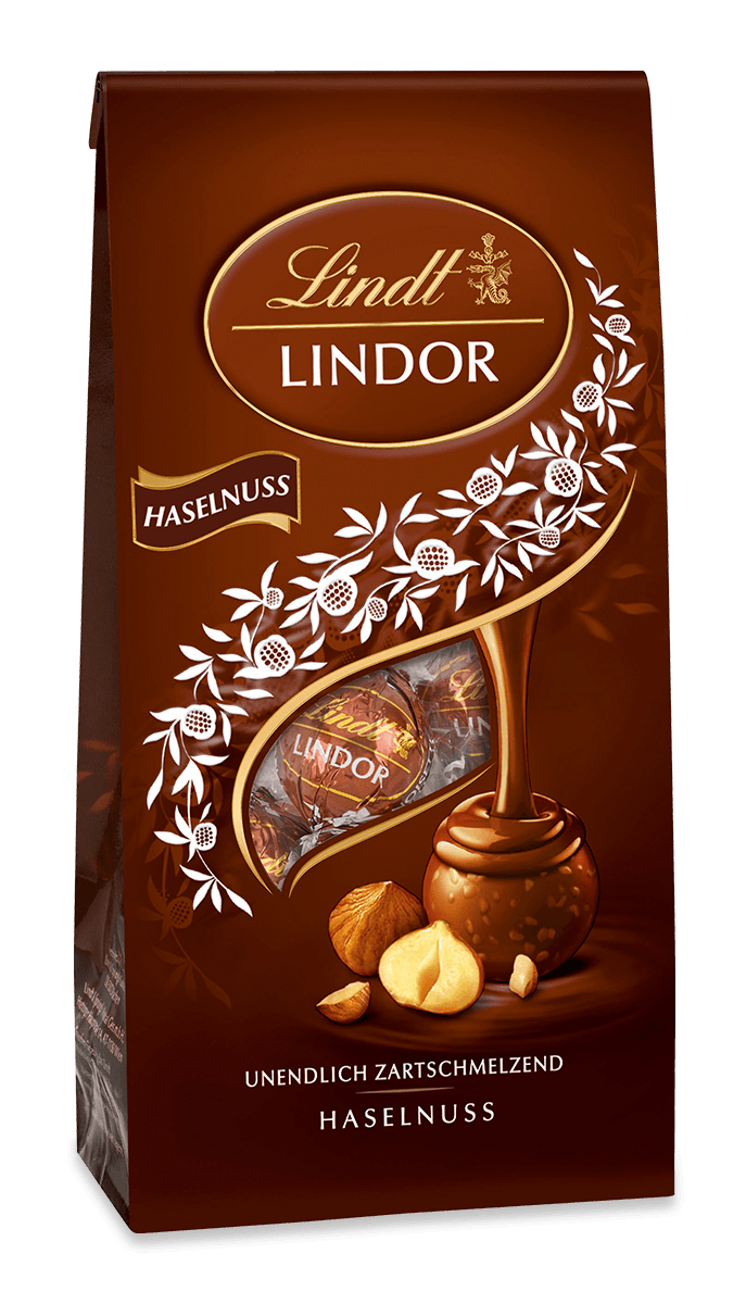 LINDOR Kugel Beutel Haselnuss, 137g
