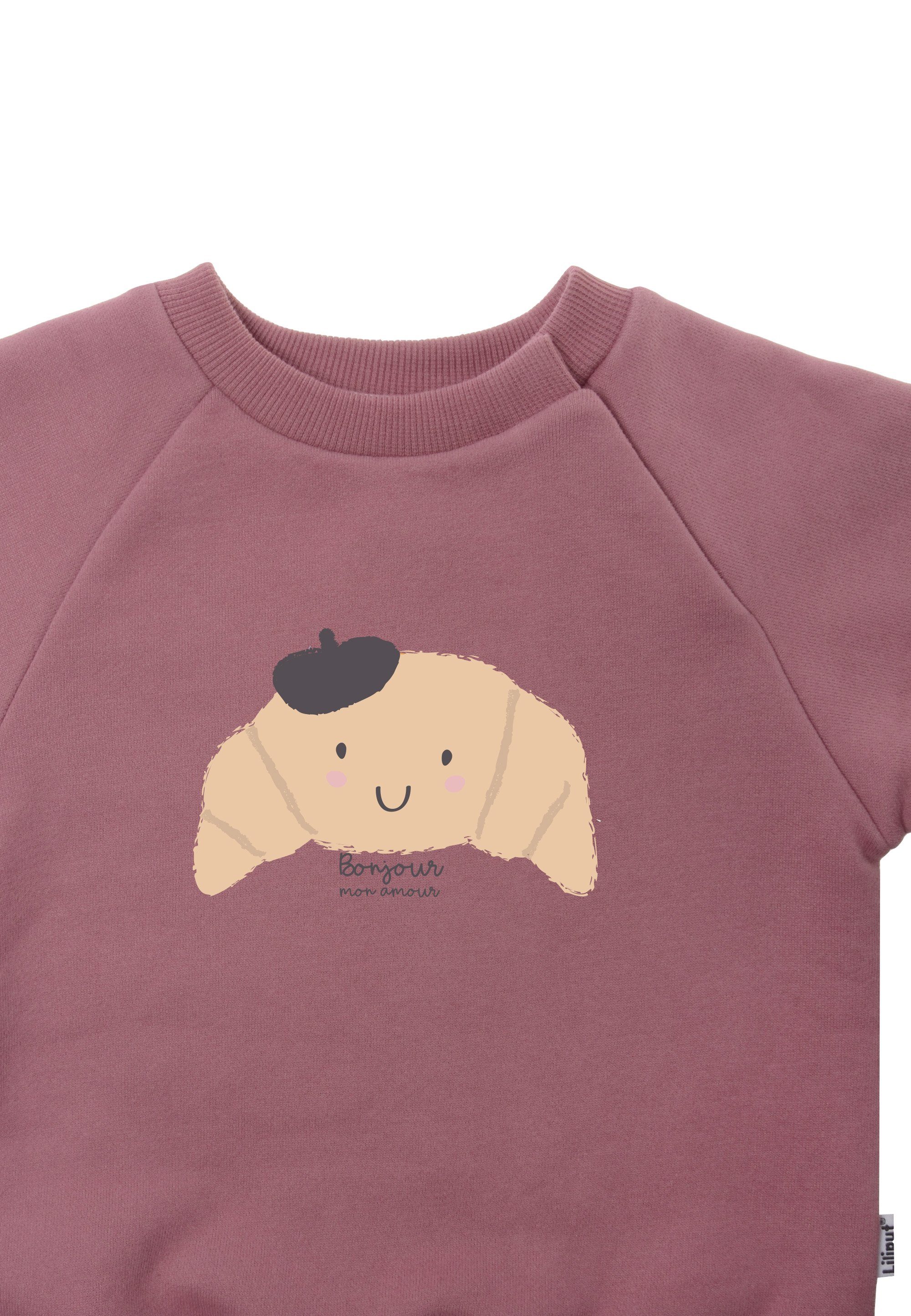 Liliput Sweatshirt Croissant mit Rundhalsausschnitt