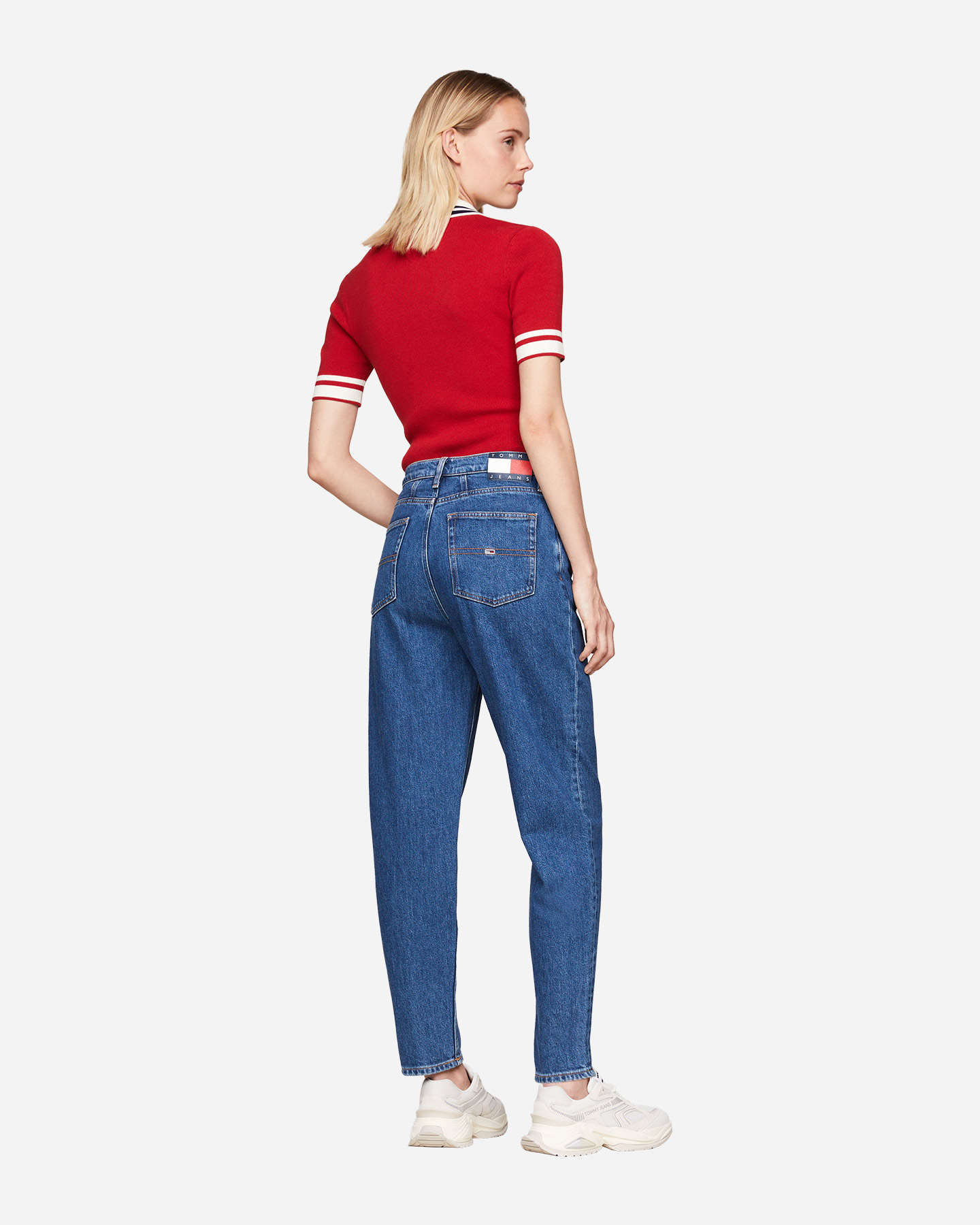 Jeansy Tommy Hilfiger Mom Flag L32 W DW0DW18572-1A5