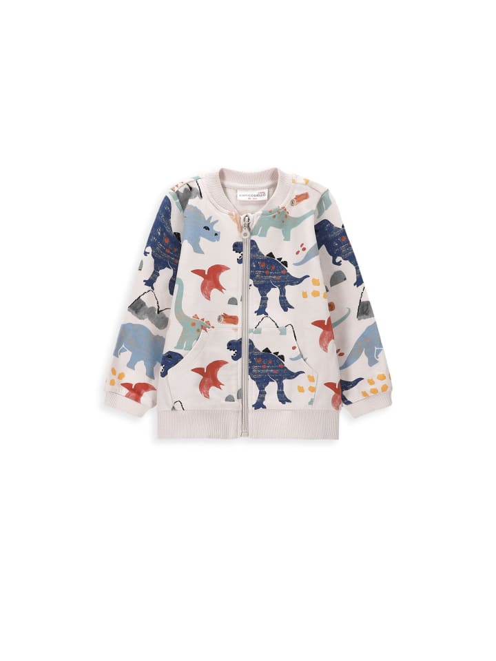 Coccodrillo Sweatshirt mit Reißverschluss in grau günstig kaufen