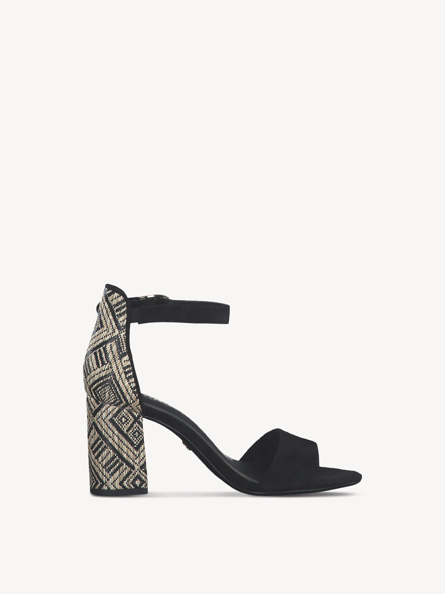 Sandale à talon - noir