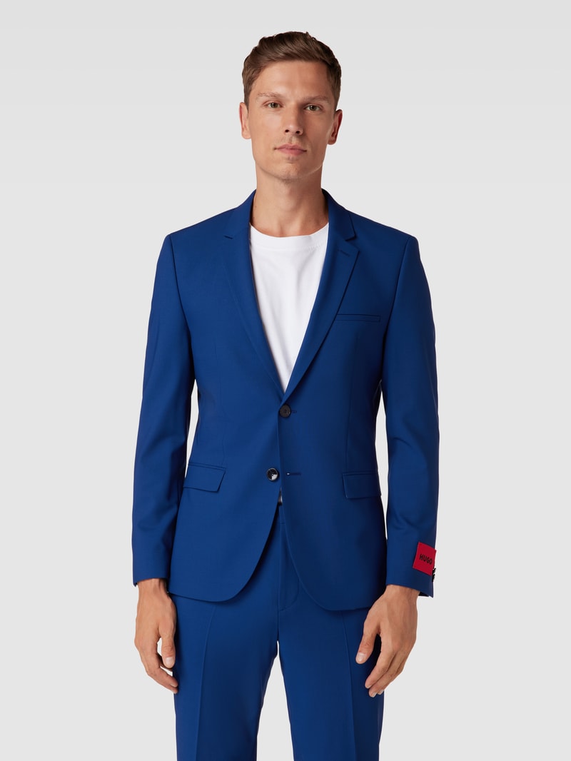 Anzug mit Reverskragen Modell 'Arti' in marineblau