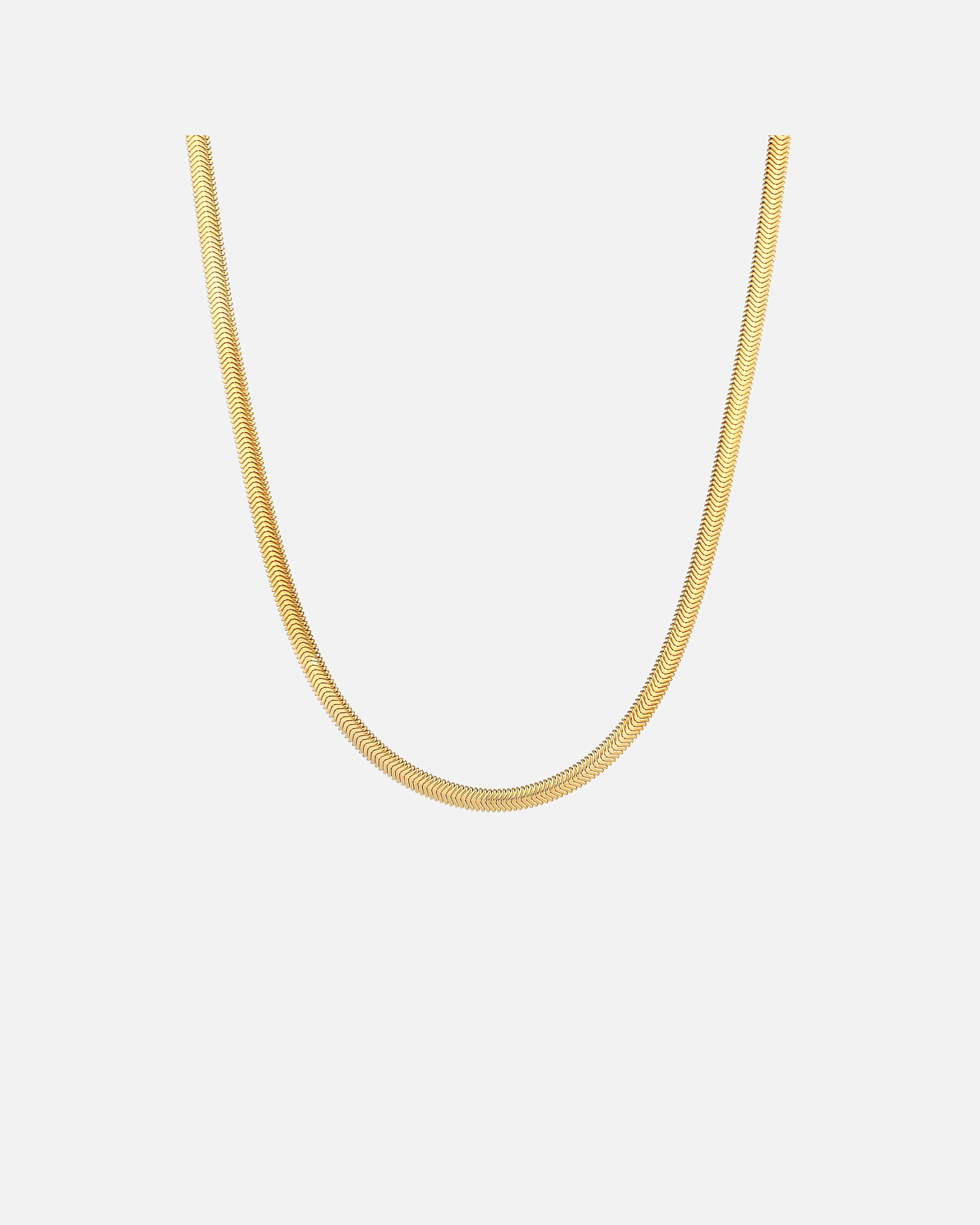 Cadena plana elegante con diseño de espiga de Elli PREMIUM para mujer, estilo de bloguera de moda, plata de ley 925
