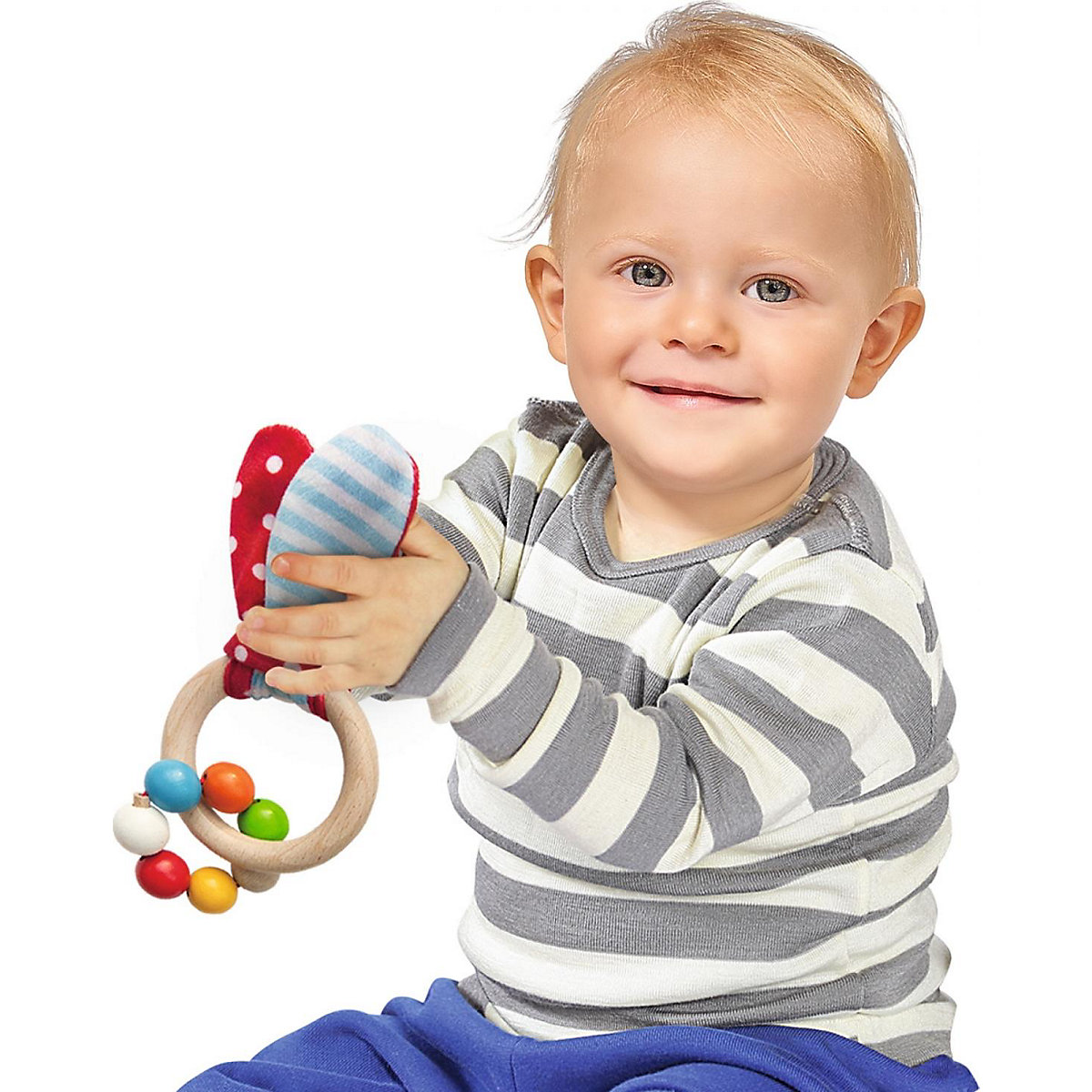 Baby-Geschenke-Set, 3-tlg. - Maraca & Greiflinge