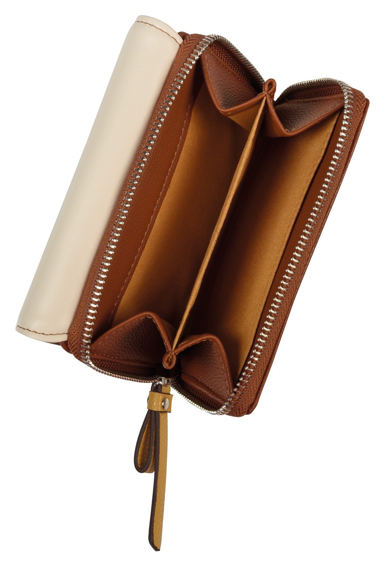 TOM TAILOR Geldbörse Medium flap wallet, im praktischem Format