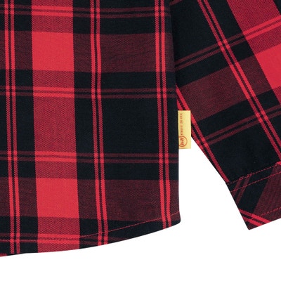Bluse langarm, rot für Mädchen