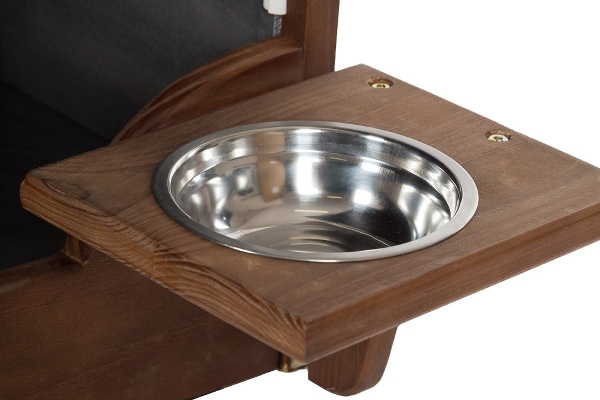 MyFlair Strandkorb mit Wasserabweisendem Bezug für Hunde, inkl. Wassernapf   Halterung