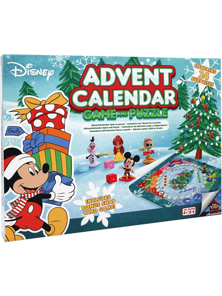 ASS Altenburger Spielkarten Disney - Adventskalender - Game & Puzzle in bunt günstig kaufen onesize