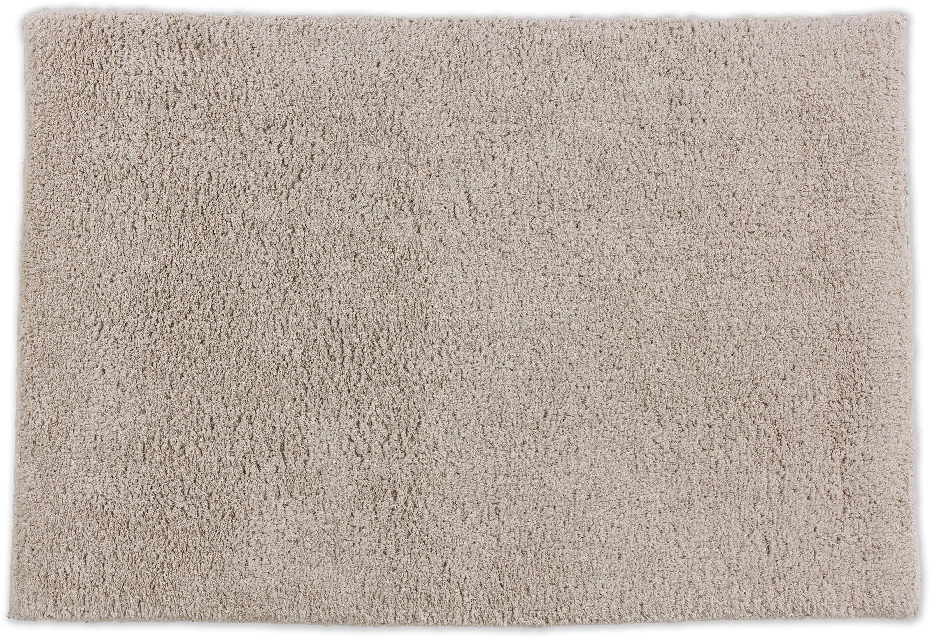 Badematte Bahamas Uni SCHÖNER WOHNEN-Kollektion, Höhe 30 mm, fußbodenheizungsgeeignet, Baumwolle, rechteckig, beidseitig verwendbar