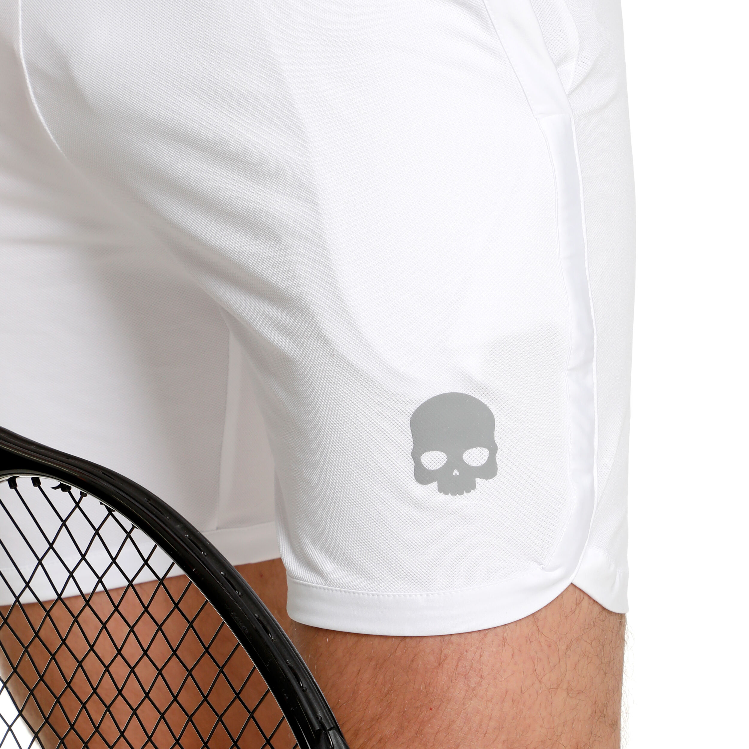 Tech Shorts Herren - Weiß, Schwarz