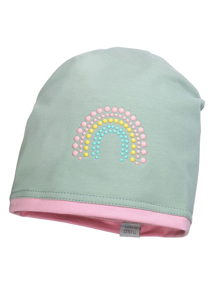 MaxiMo Beanie in Grün/ Rosa günstig kaufen