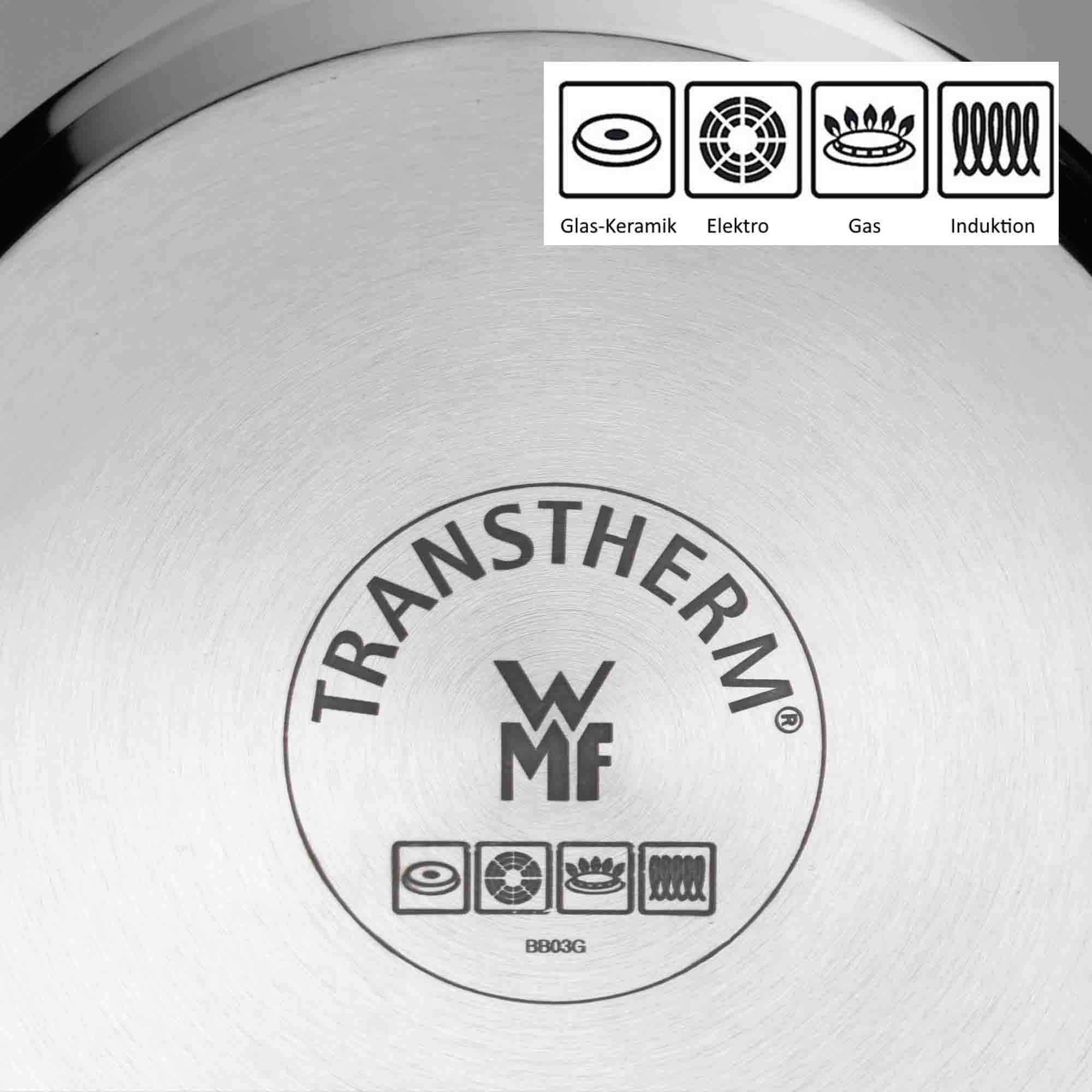 WMF Topf-Set Quality One, Cromargan® Edelstahl Rostfrei 18/10 (Set, 8-tlg), Induktion