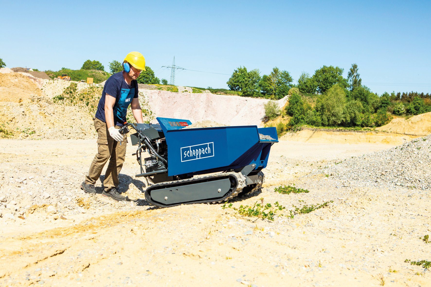 Scheppach Raupendumper Dumper DP5000, 417 l, 1-tlg.