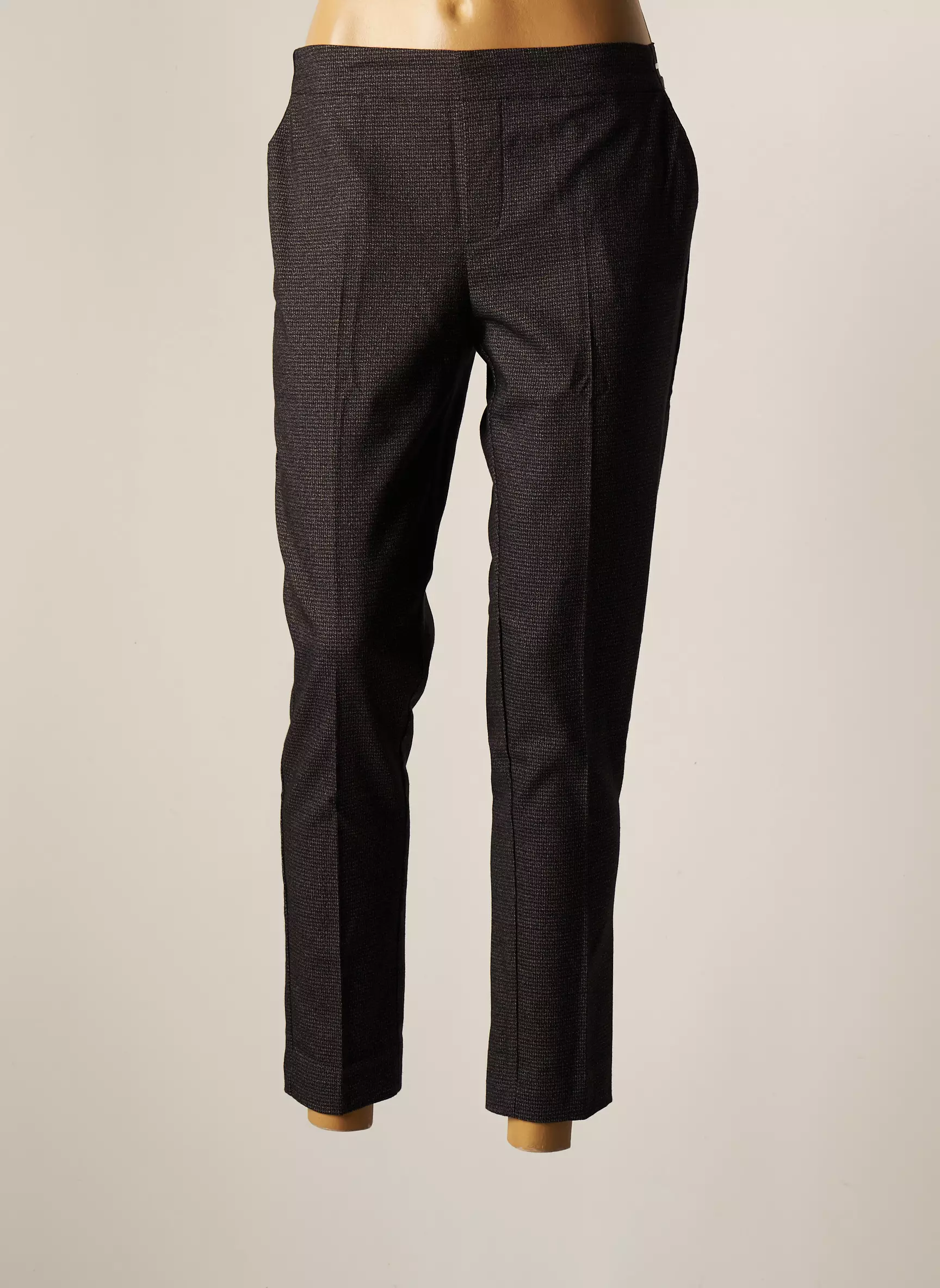 Le Temps Des Cerises Pantalon7 8 Femme couleur gris