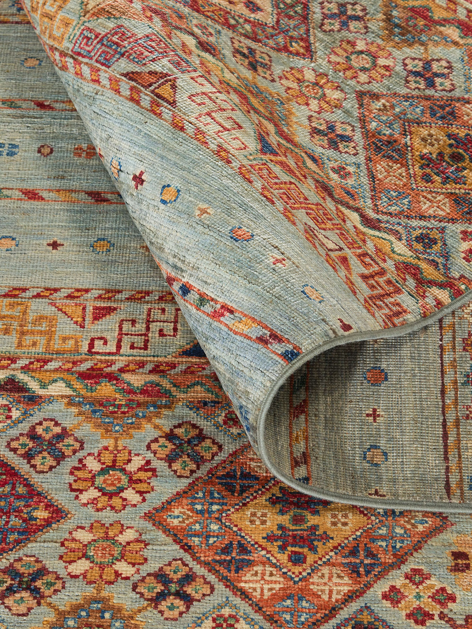 Chobi Schal ca. 175 x 249 cm, Unikat / Einzelstück