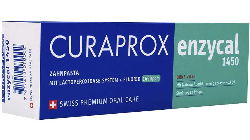 Curaprox Zahnpasta Enzycal 1450 75 ml