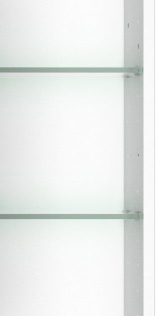 HELD MÖBEL Spiegelschrank Trento, verschiedene Ausführungen und Farben Breite 80 cm, mit 3D-Effekt, Spiegeltüren, Inklusive LED-Beleuchtung