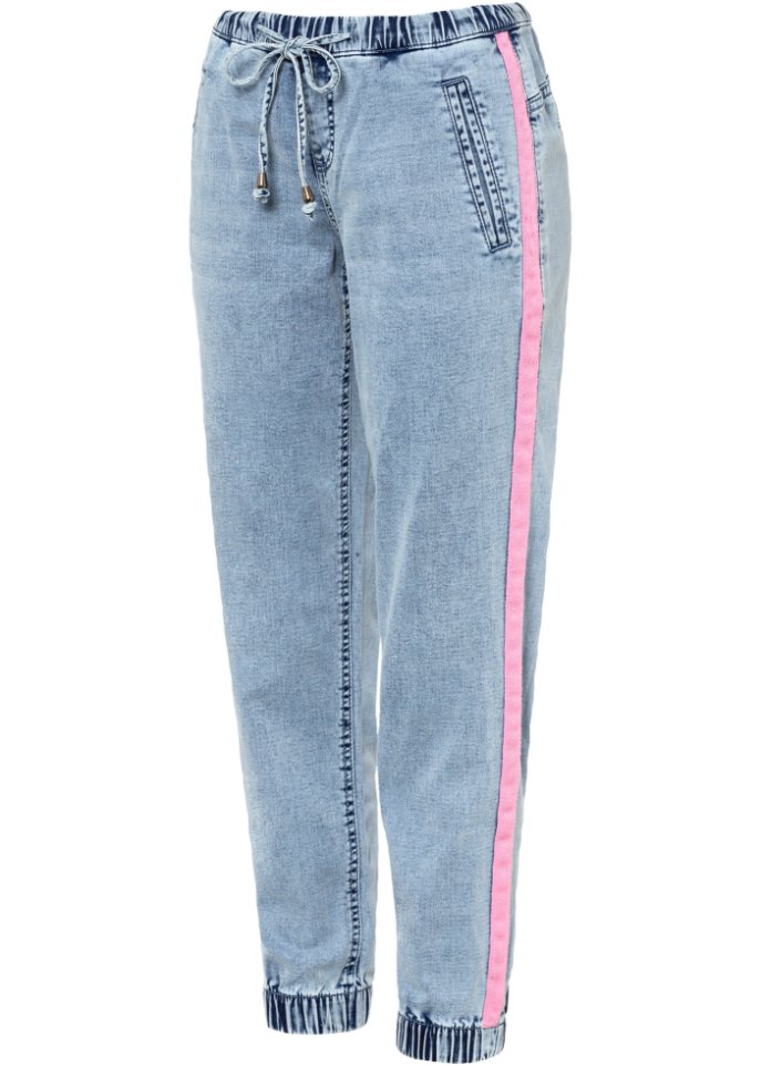 Lässige Jeans mit Kontraststreifen
