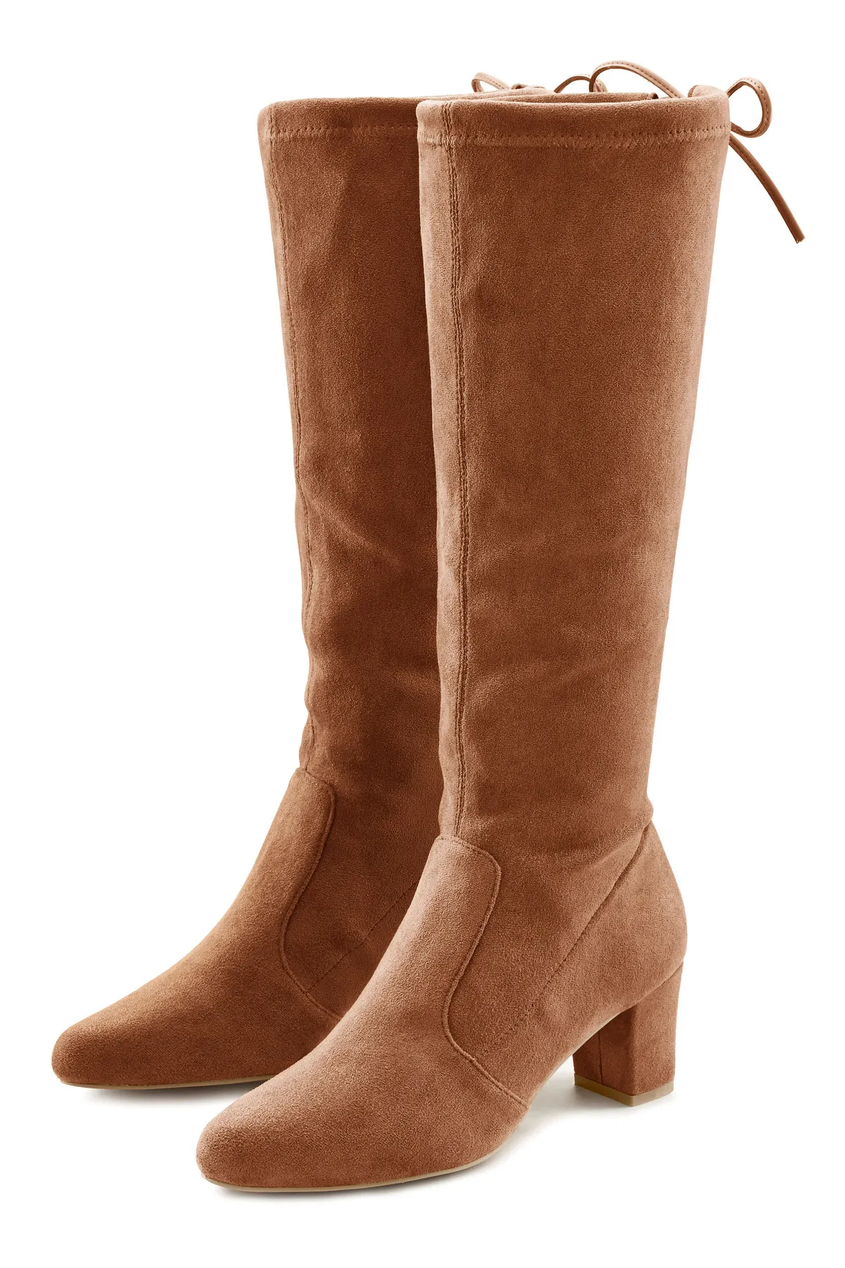 LASCANA  Stiefelette - Braun - Blockabsatz