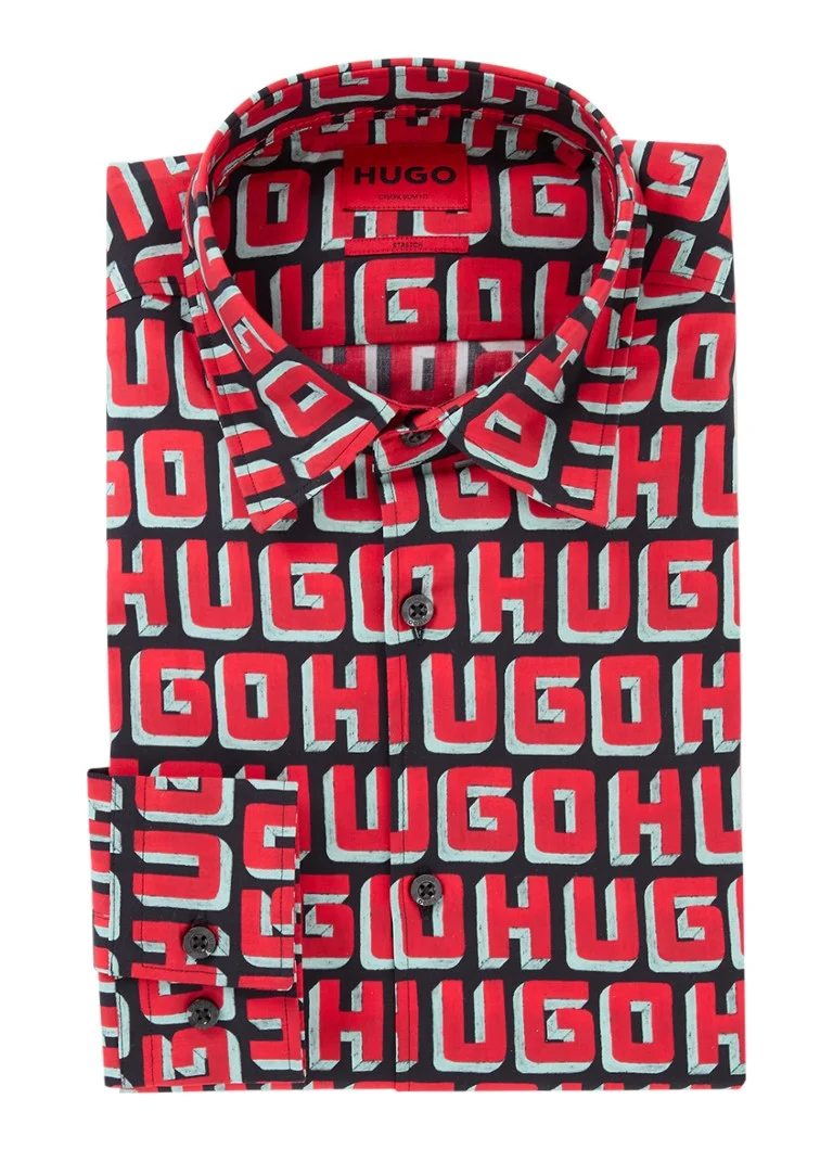 HUGO BOSS Ermo slim fit majica z logotipom