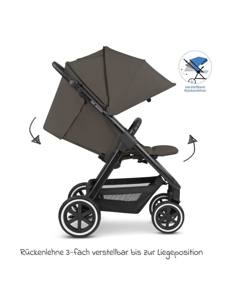 ABC-Design Buggy & Sportwagen Avus Air mit Lufträdern in grau günstig kaufen onesize