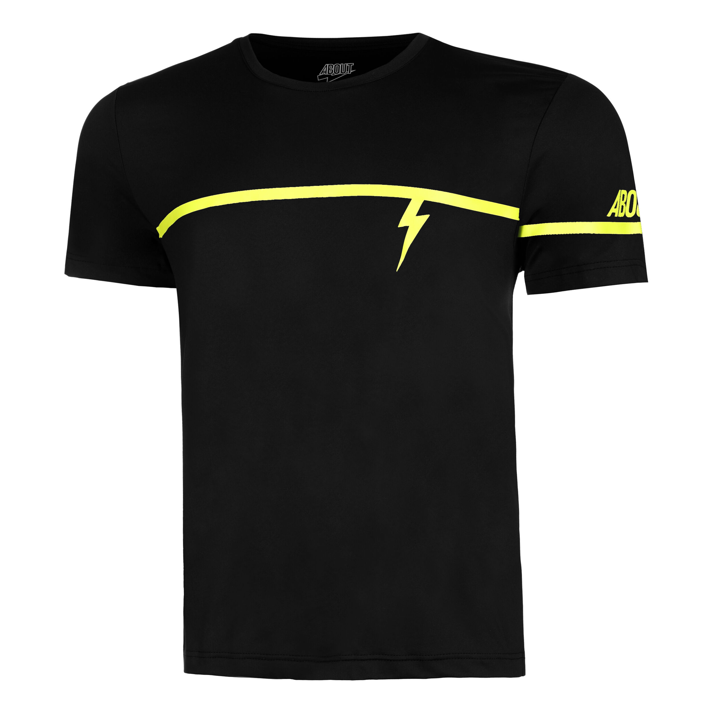 Tech T-Shirt Herren - Schwarz, Gelb