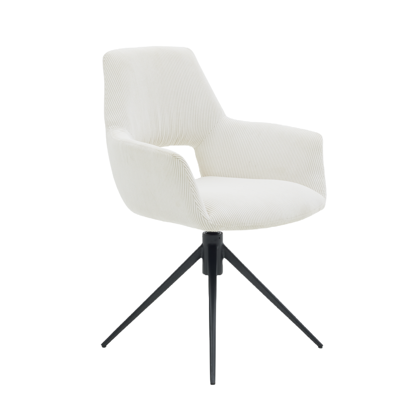 Interliving Schalensessel 5605 Cord Creme