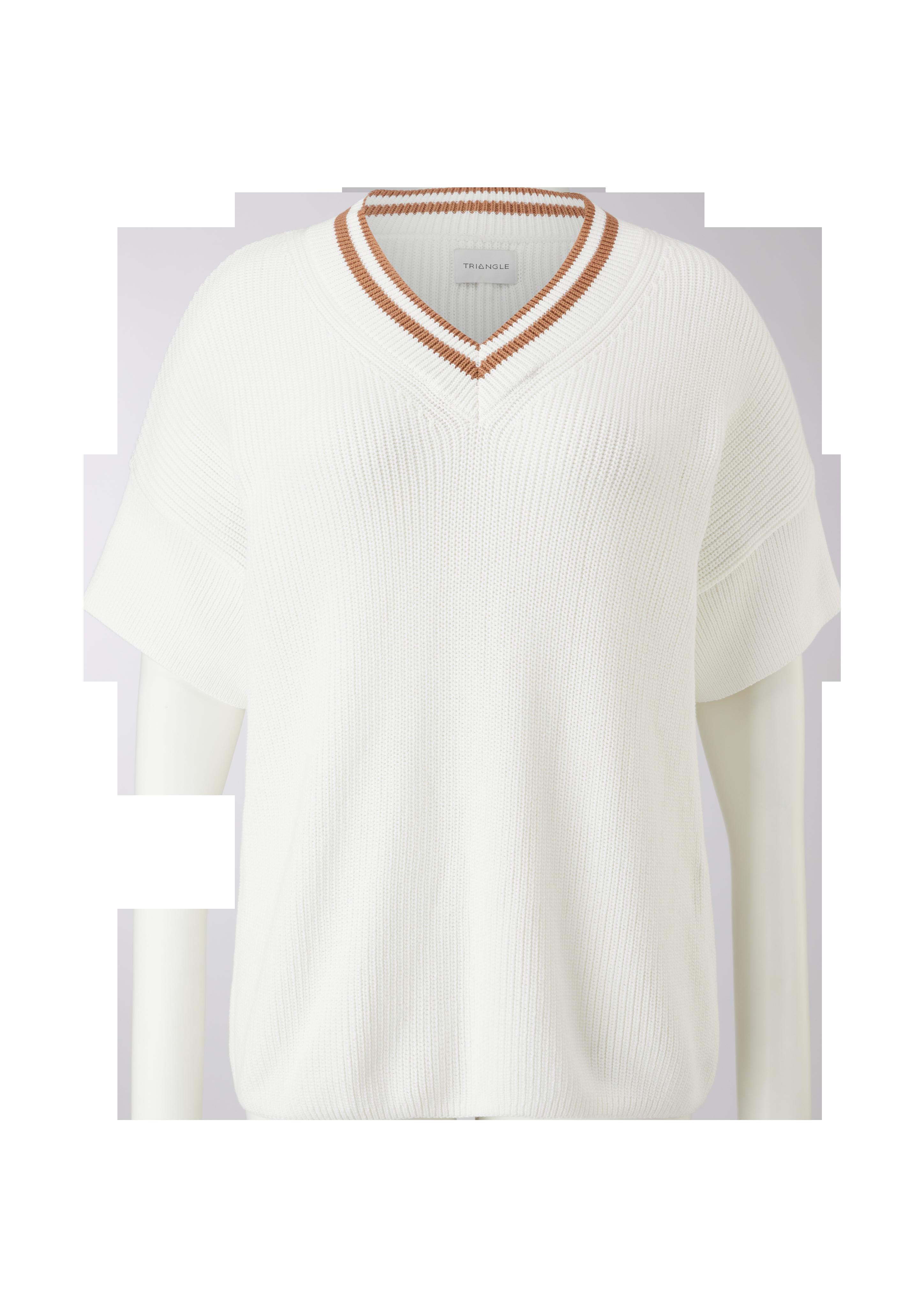 Strickpullover mit kurzem Arm  2121952-0210