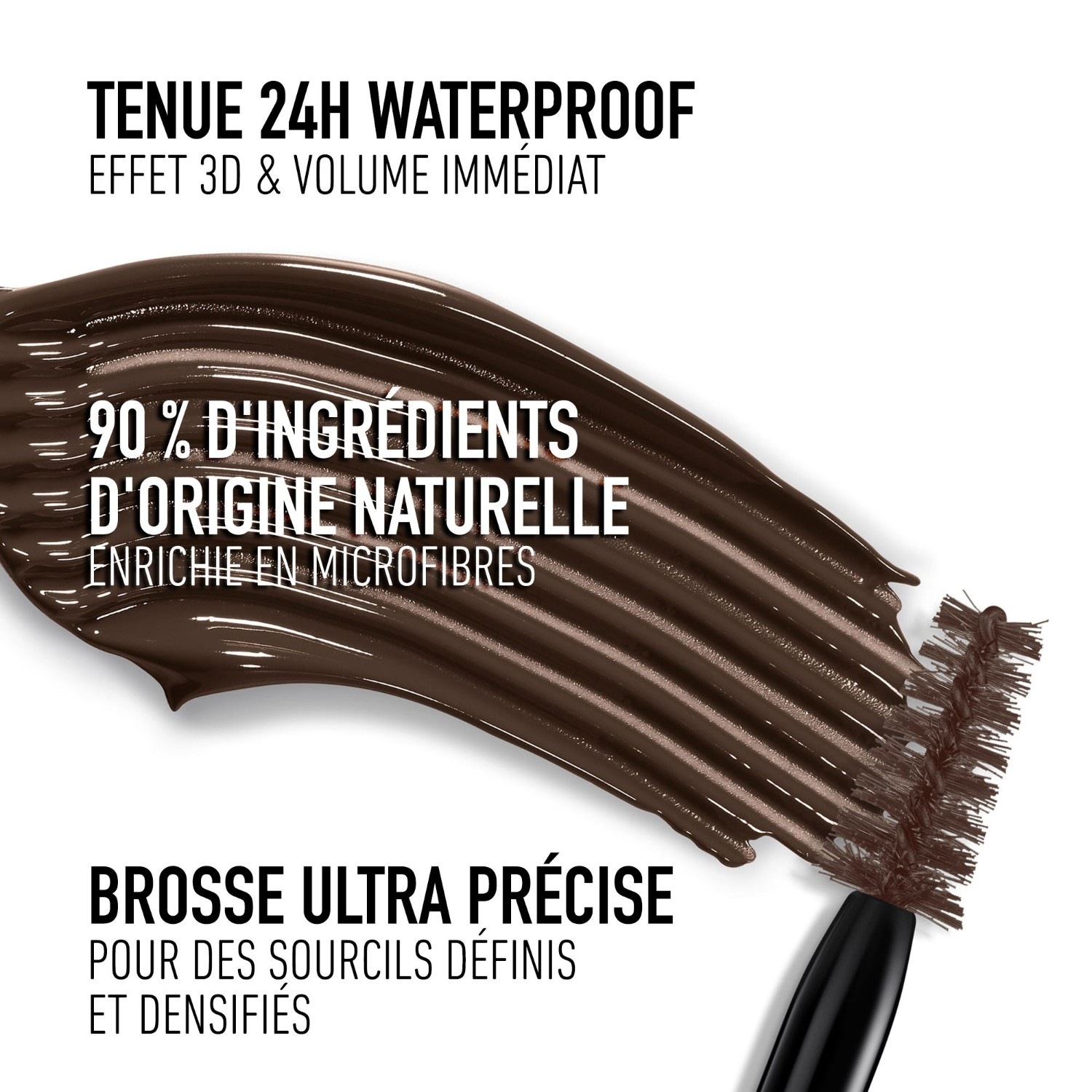 DIOR On Set Brow - Szemöldök Szempillaspirál - Színfixáló - 24 órás borotválkozási hatás - 90%-ban természetes eredetű összetevőkből