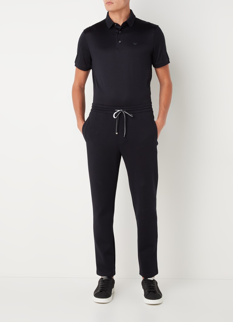 Pantaloni Emporio Armani Essential Tapered cu buzunare laterale