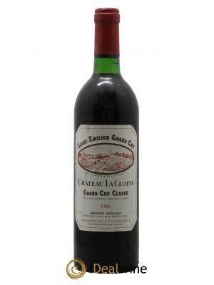 Château la Clotte  1986 - Lot de 1 Bouteille