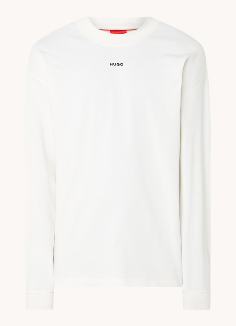 Camicia a maniche lunghe HUGO BOSS Daposo con logo
