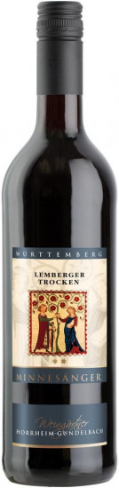 2022 Lemberger, Minnesänger trocken - Horrheim-Gündelbach